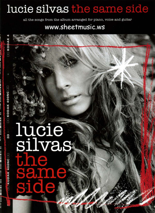 Lucie Silvas The Same Side Songbook for piano, voice and guitar